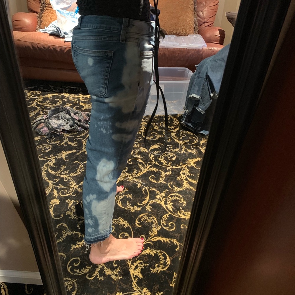 Tommy crop jeans stretch